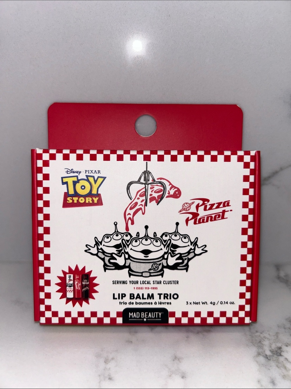 Disney Pixar Toy Story Pizza Planet Lip Balm Trio